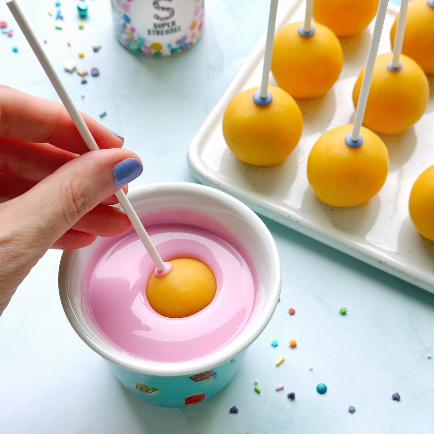 SuperBackmischung Vanille CakePops