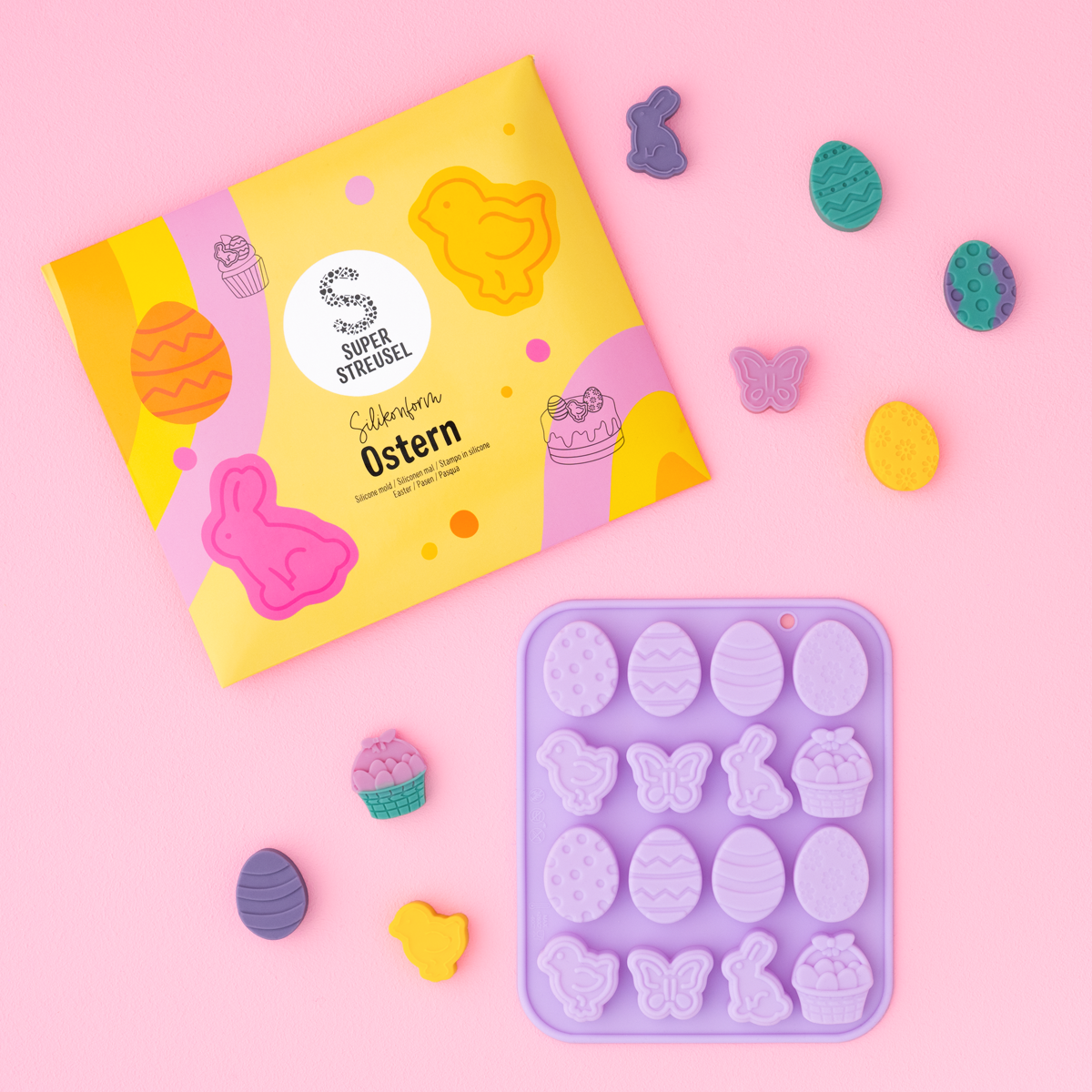 Silicone mold Easter