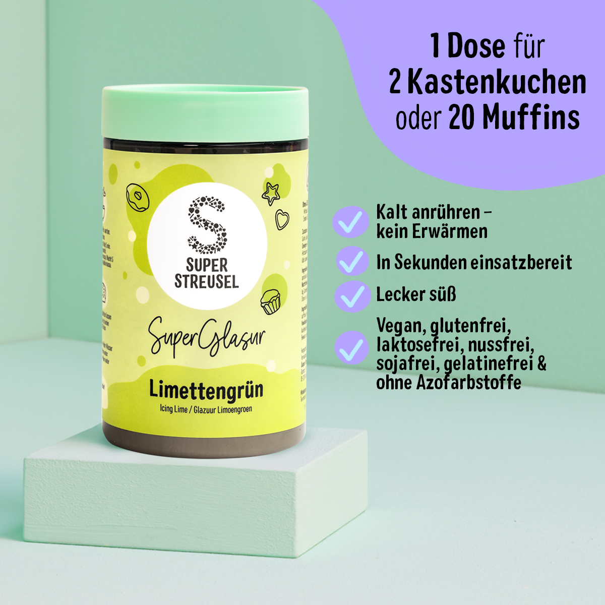SuperGlasur Limettengrün