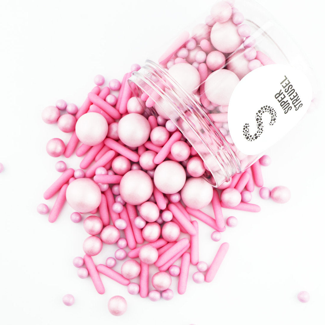 Ballerina Super Streusel (90g), Bunte Streusel, pinke Zuckerstreusel, Sprinkles - 2