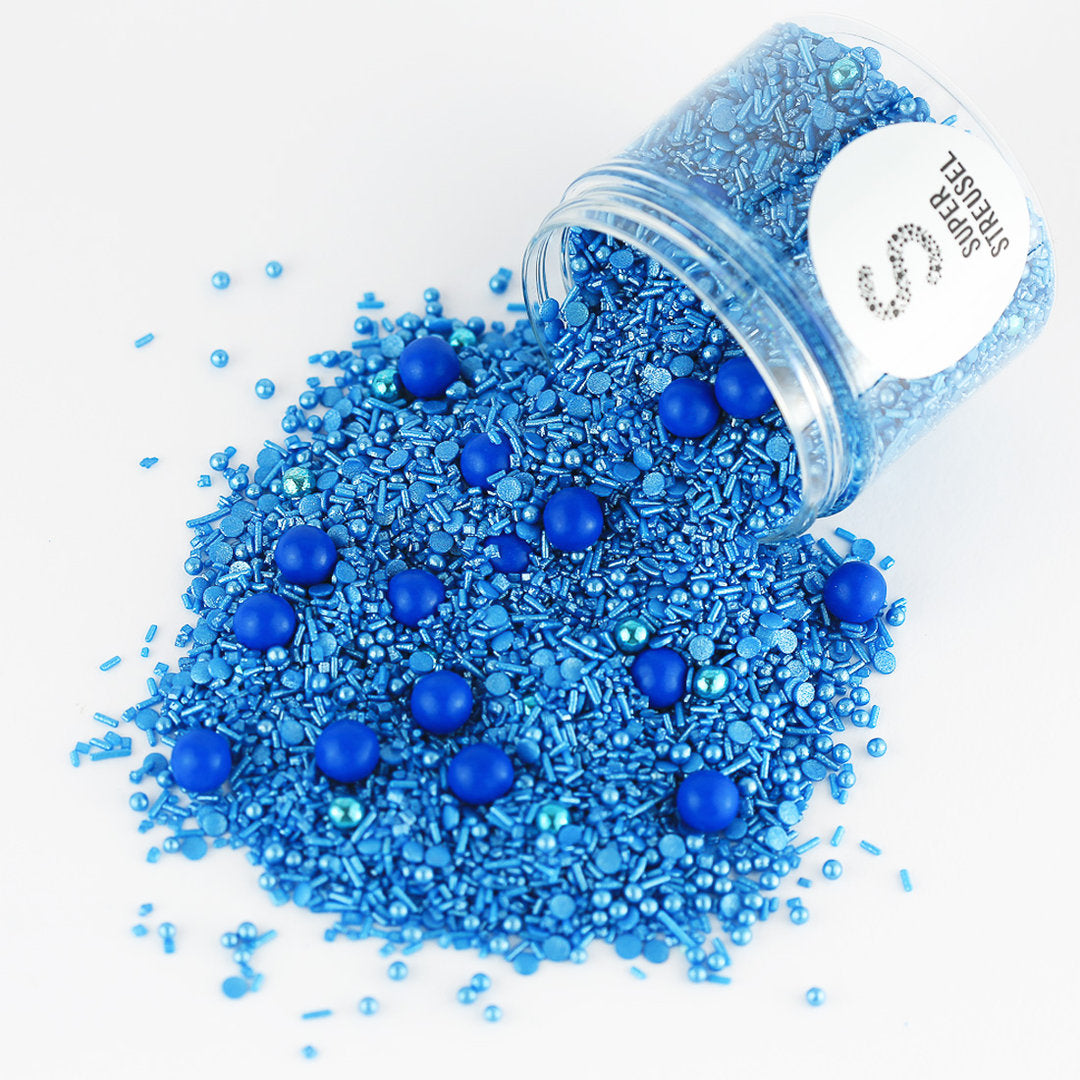 Blaue Super Streusel (90g), Blaue Streusel, Blaue Zuckerstreusel - 2