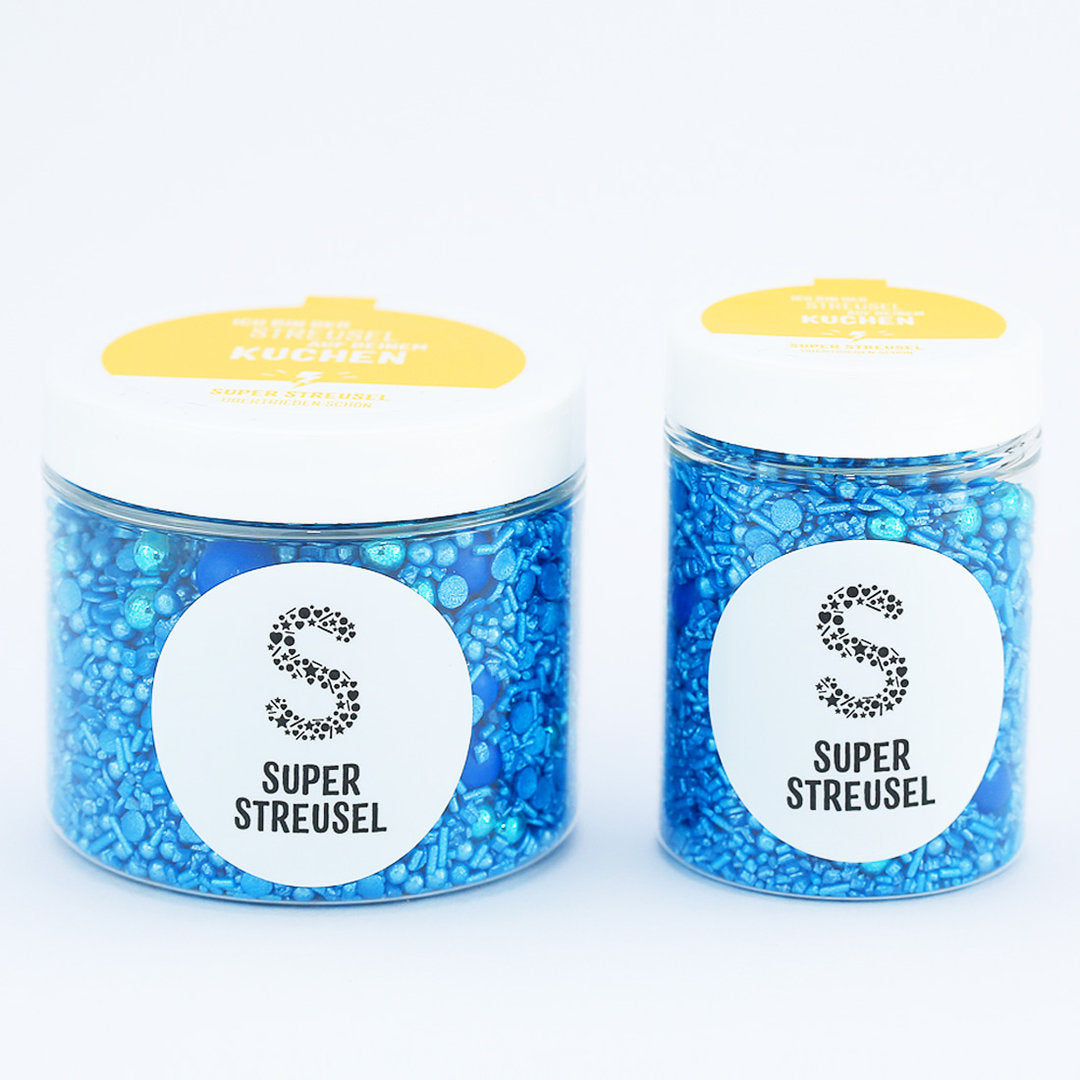 Blaue Super Streusel (90g), Blaue Streusel, Blaue Zuckerstreusel - 4