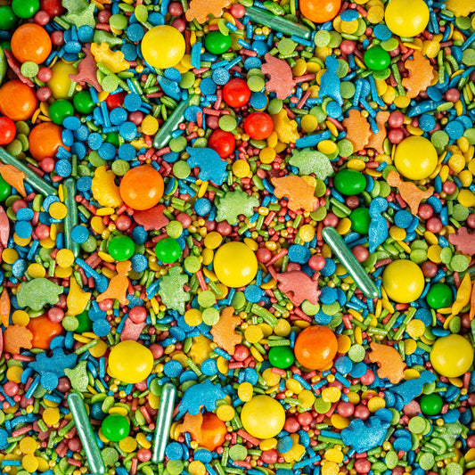 DinoParty Super Streusel (90g), Bunte Streusel, Zuckerstreusel, Dino Streusel, Dinotorte - 3