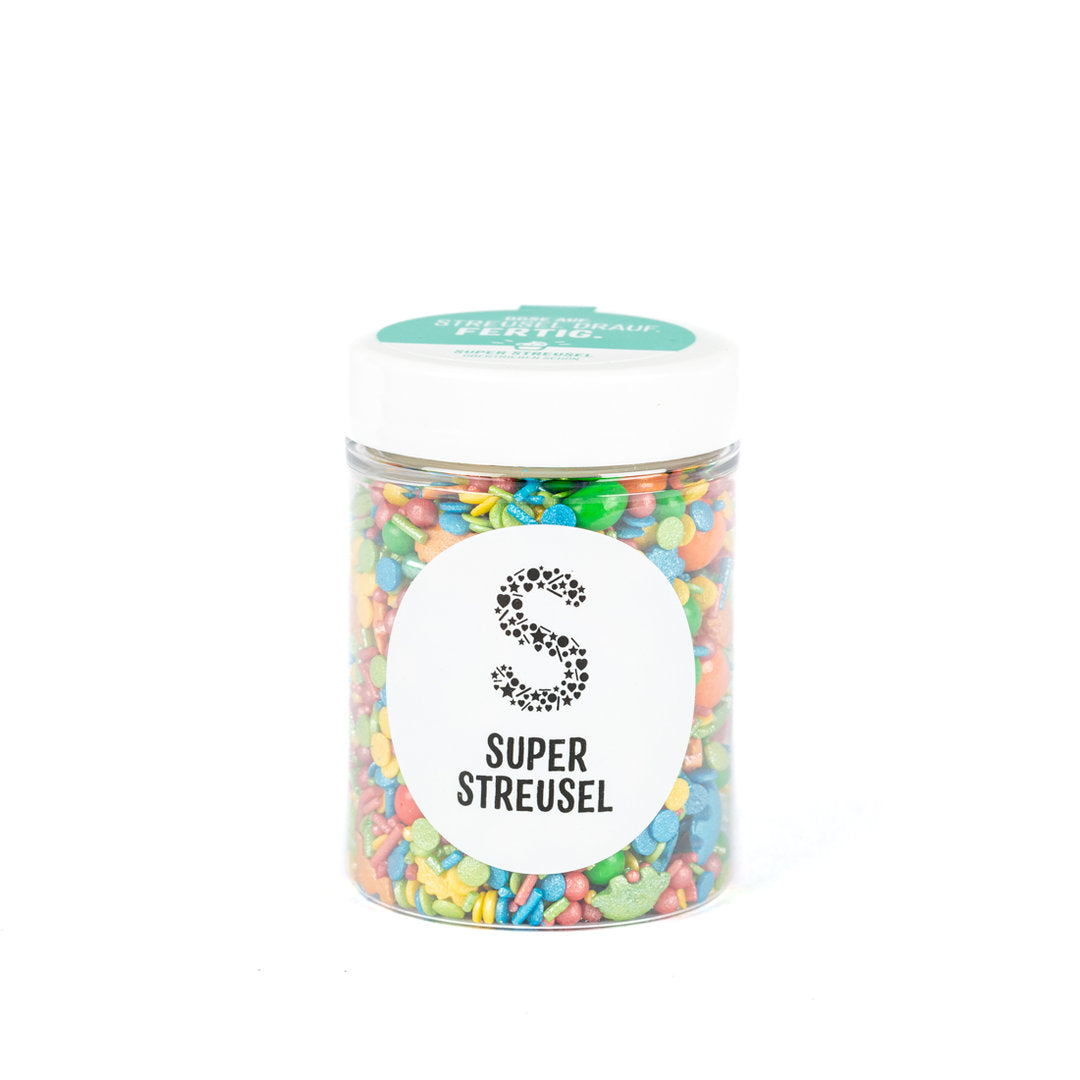 DinoParty Super Streusel (90g), Bunte Streusel, Zuckerstreusel, Dino Streusel, Dinotorte - 4