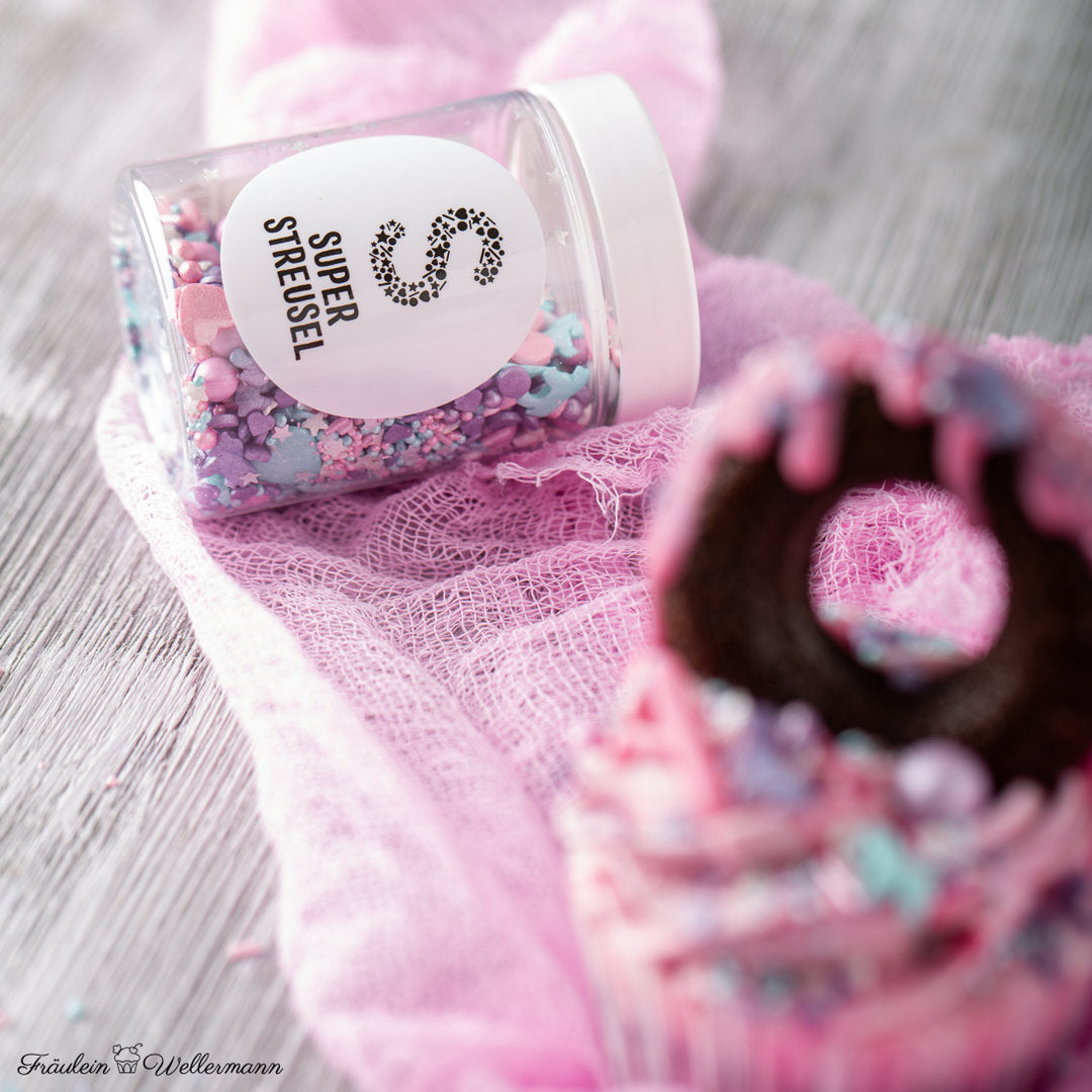 EinhornParty Super Streusel (90g), Bunte Streusel, Einhorn Zuckerstreusel, Sprinkles - 4