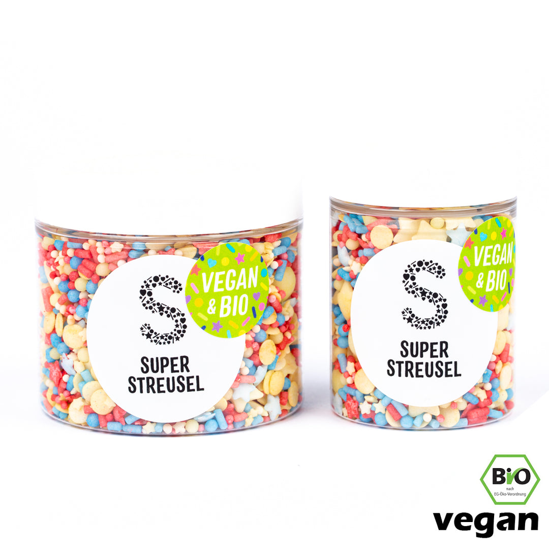 Frechdachs Super Streusel (90g), BIO vegane Zuckerstreusel, vegane Streusel - 4