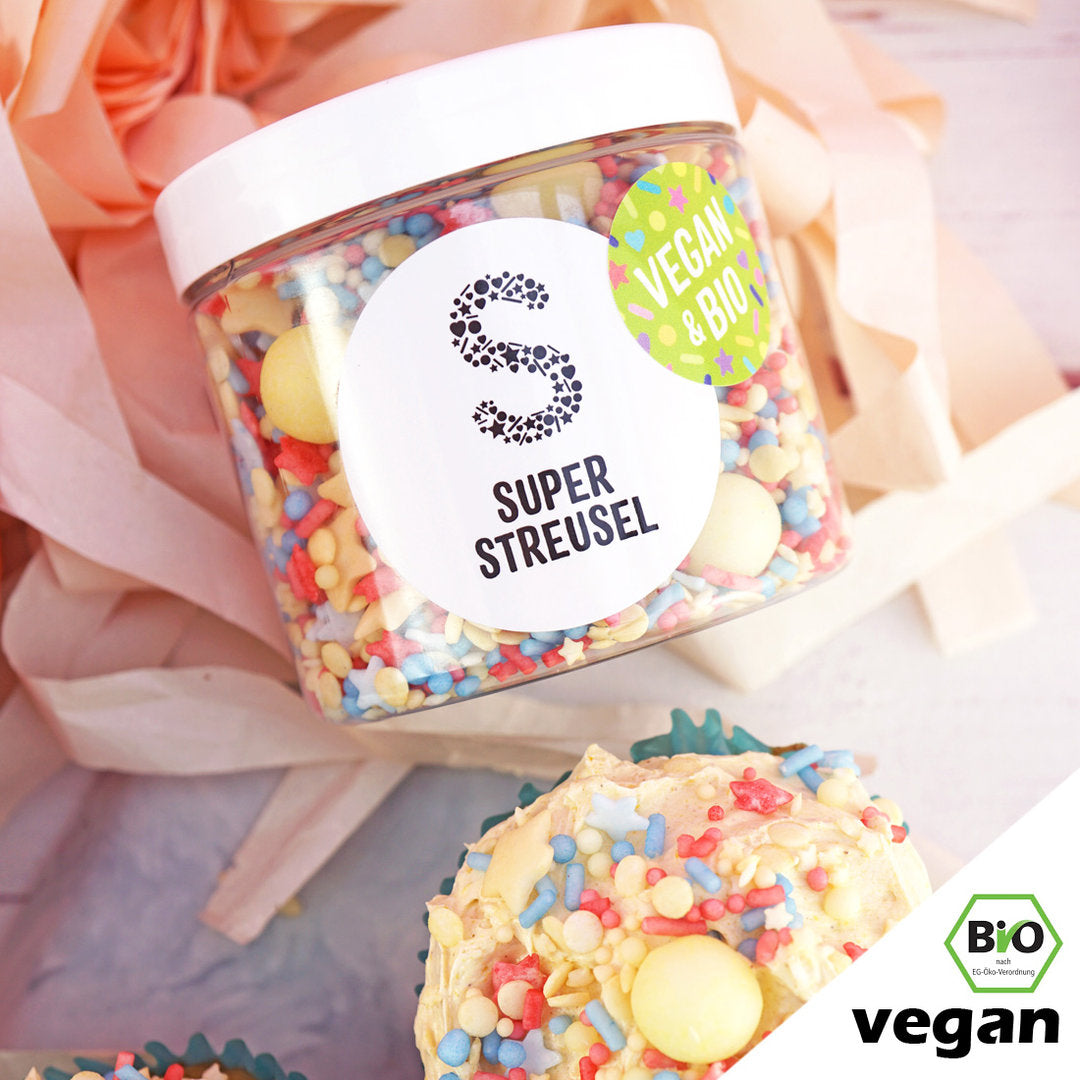 Frechdachs Super Streusel (90g), BIO vegane Zuckerstreusel, vegane Streusel - 8