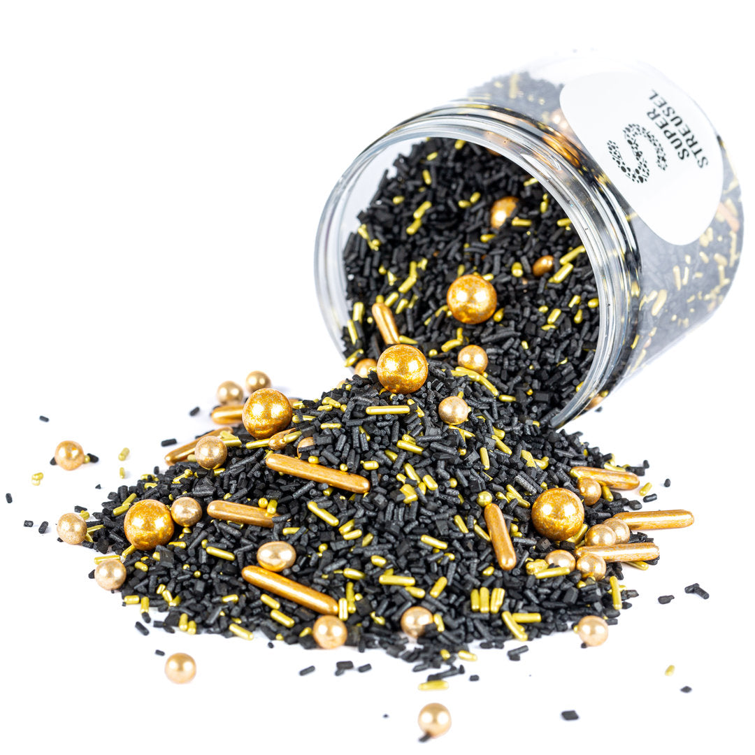Goldrausch Super Streusel (90g), Bunte Streusel, Zuckerstreusel, Sprinkles - 1