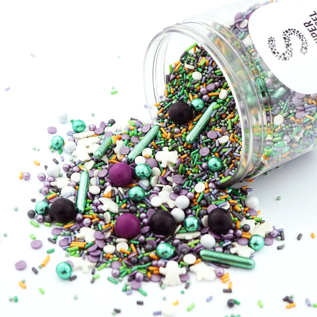 GruselBibberBuh Super Streusel (90g), Bunte Streusel, Halloween Zuckerstreusel, Sprinkles - 2