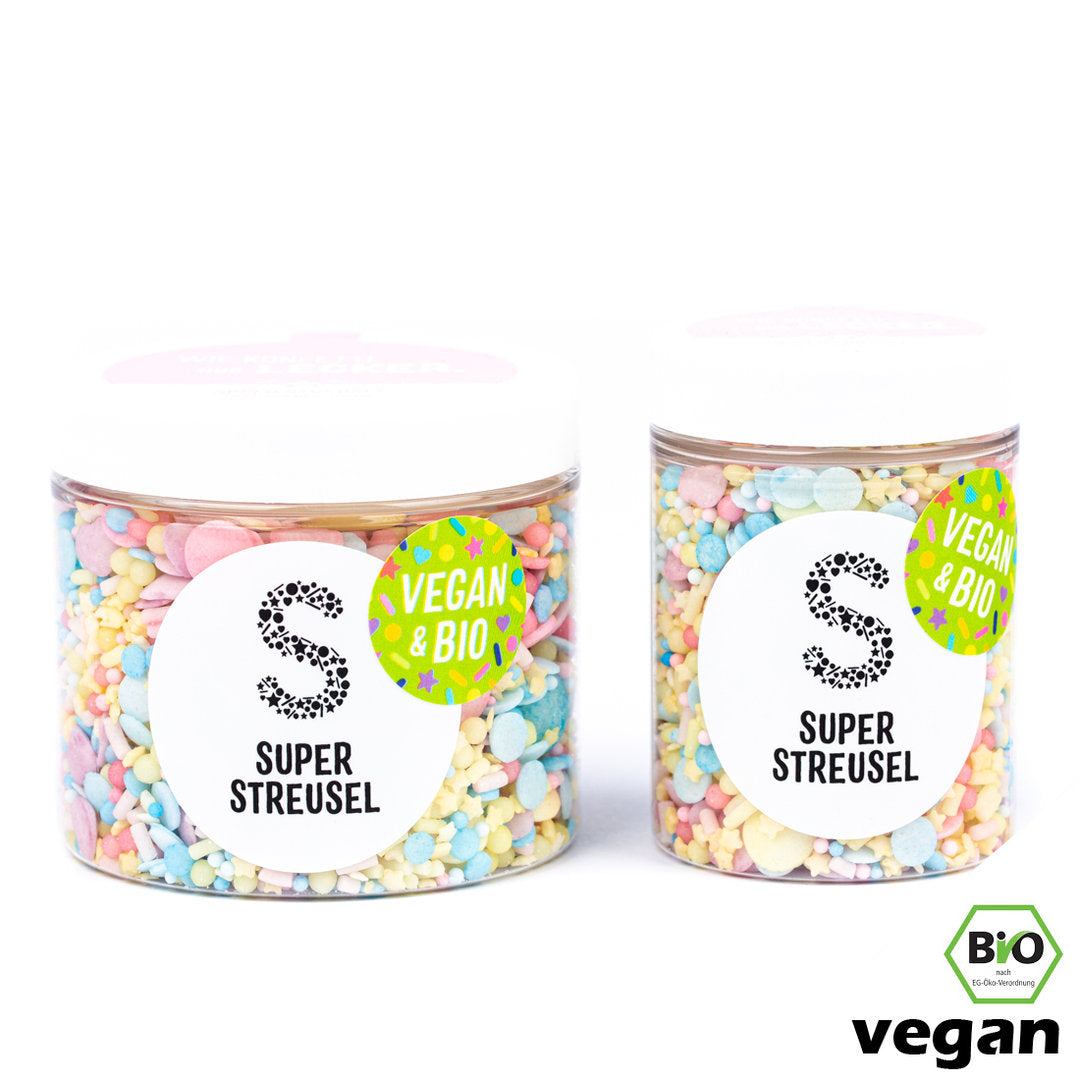 HeyKleines! Super Streusel (90g), BIO vegane Zuckerstreusel, vegane Streusel - 4