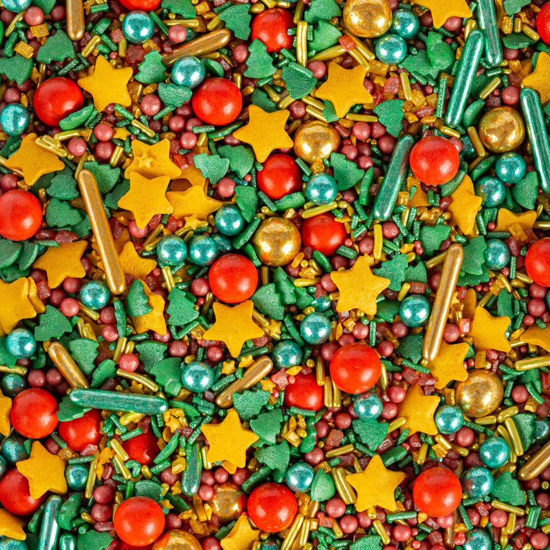 Knusperknäuschen Super Streusel (90g), Bunte Streusel, Zuckerstreusel, Weihnachtsstreusel - 3