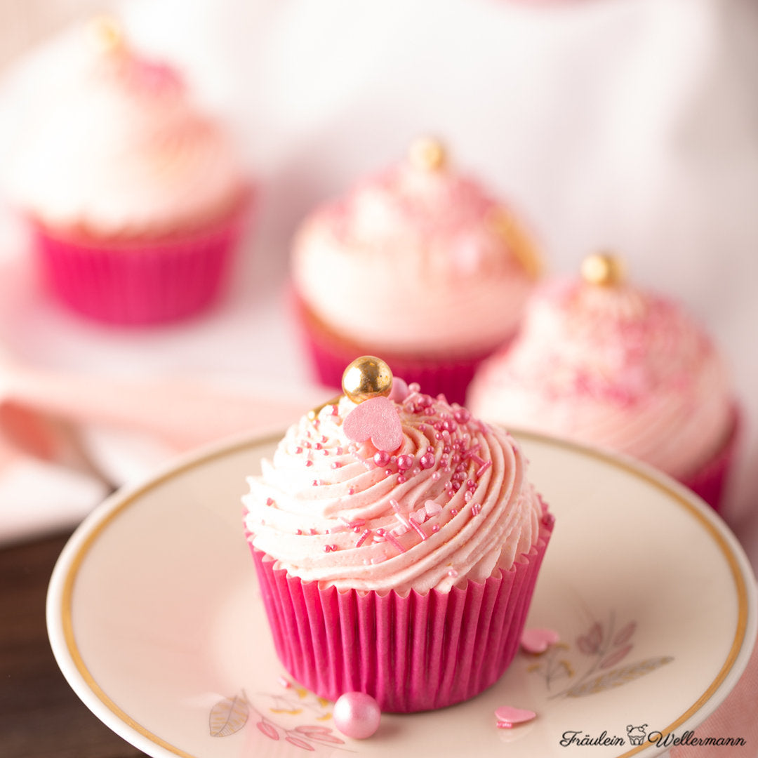 Lieblingsding Super Streusel (90g), Streusel Herzen, Bunte Streusel, rosa Zuckerstreusel, Sprinkles - 7