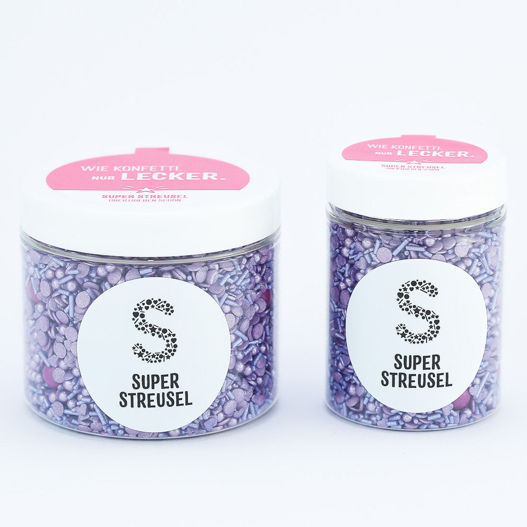 Lila Super Streusel (90g), Lila Streusel, Lila Zuckerstreusel - 4