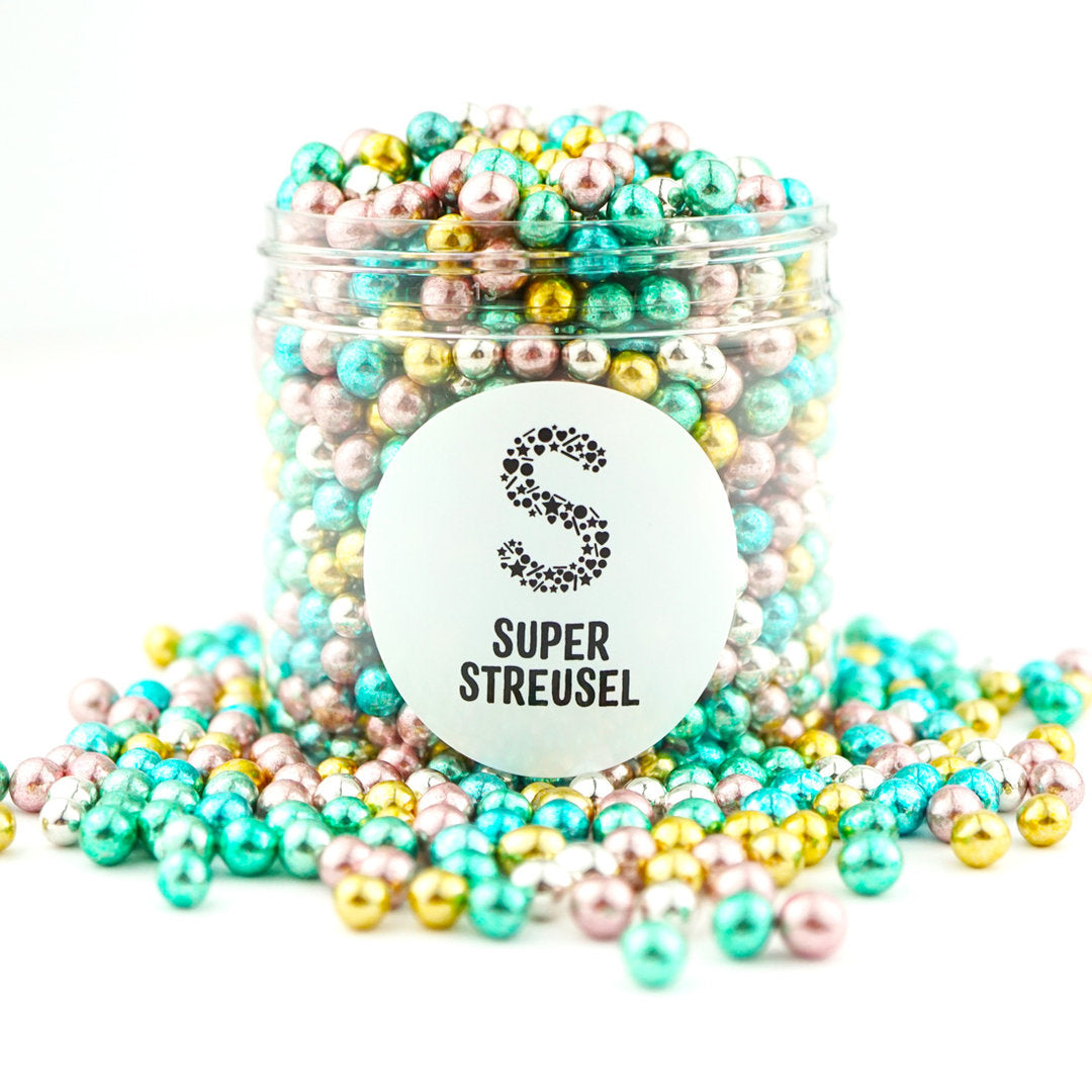 Mini Knusperkugeln Bunt Metallic Super Streusel - 3
