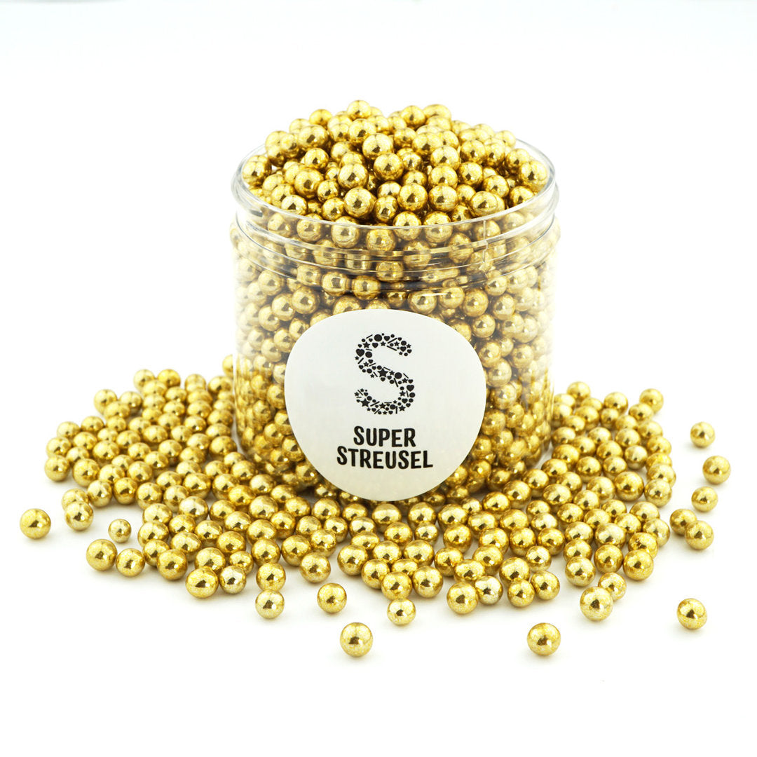 Mini Schokokugeln Gold Glanz - 2