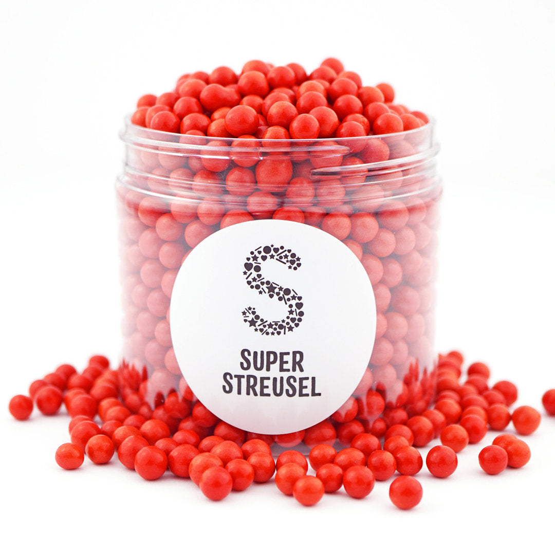 Mini Schokokugeln Rot Super Streusel - 2