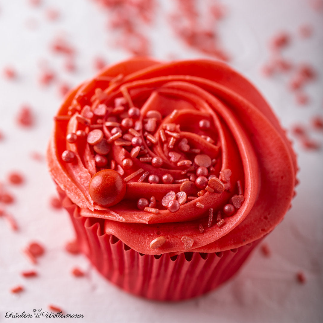 Rote Super Streusel (90g), Rote Streusel, Rote Zuckerstreusel - 5