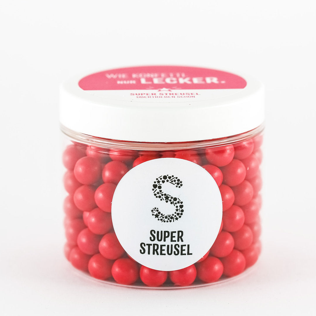 Schokokugeln Rot Super Streusel - 3