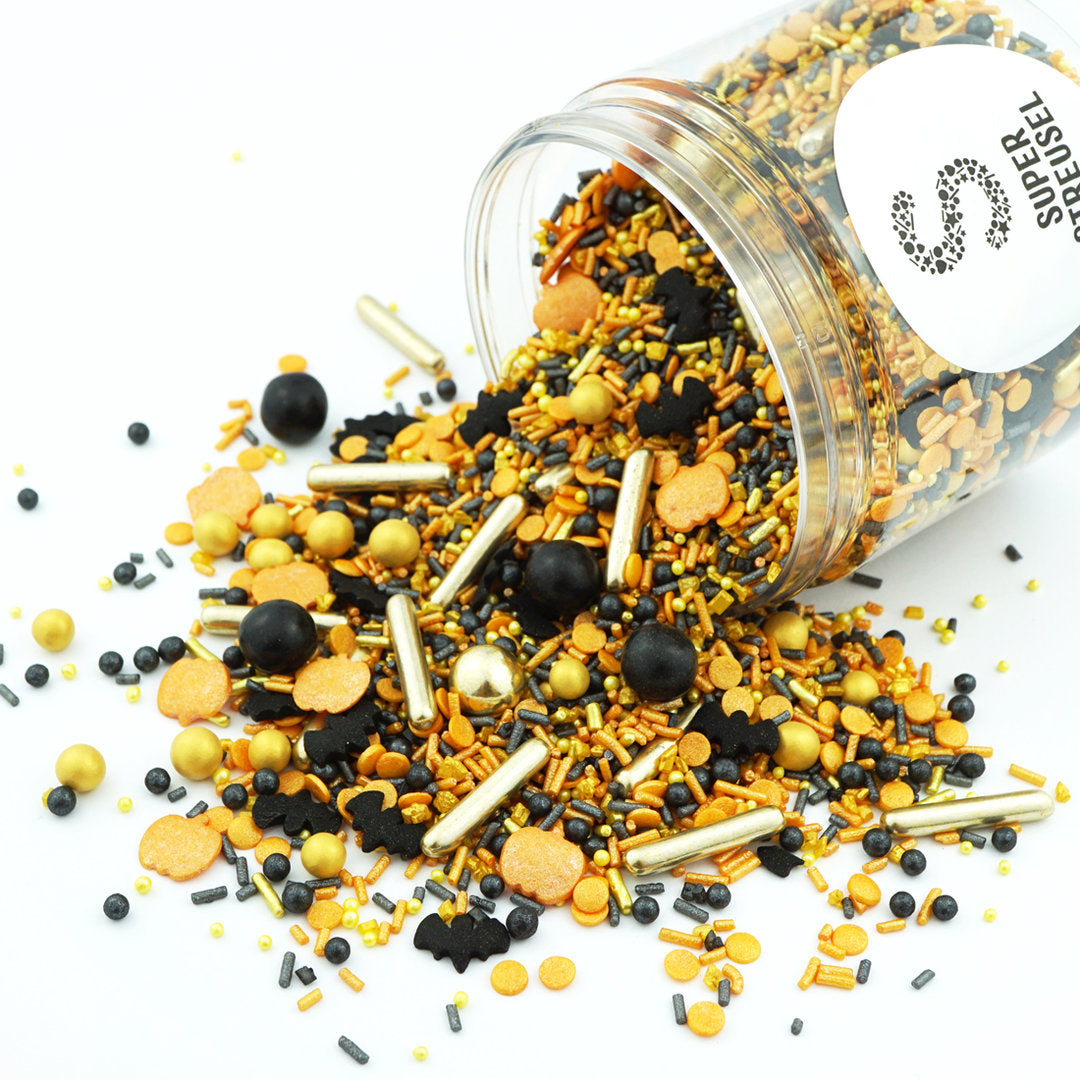 Ungeheuerlich Super Streusel (90g), Bunte Streusel, Halloween Zuckerstreusel, Sprinkles - 2