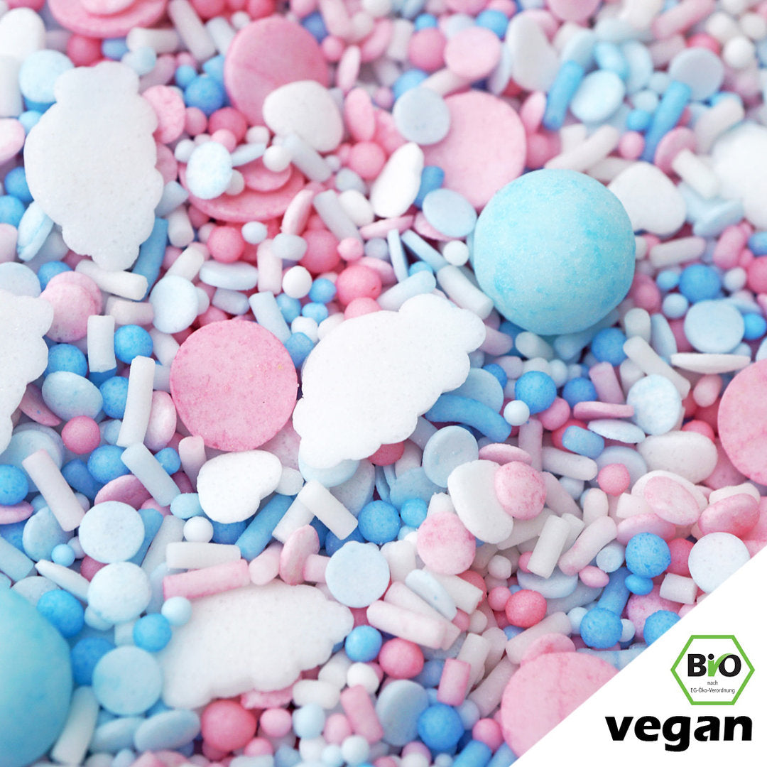 WatteWölkchen Super Streusel (90g), BIO vegane Zuckerstreusel, vegane Streusel - 2