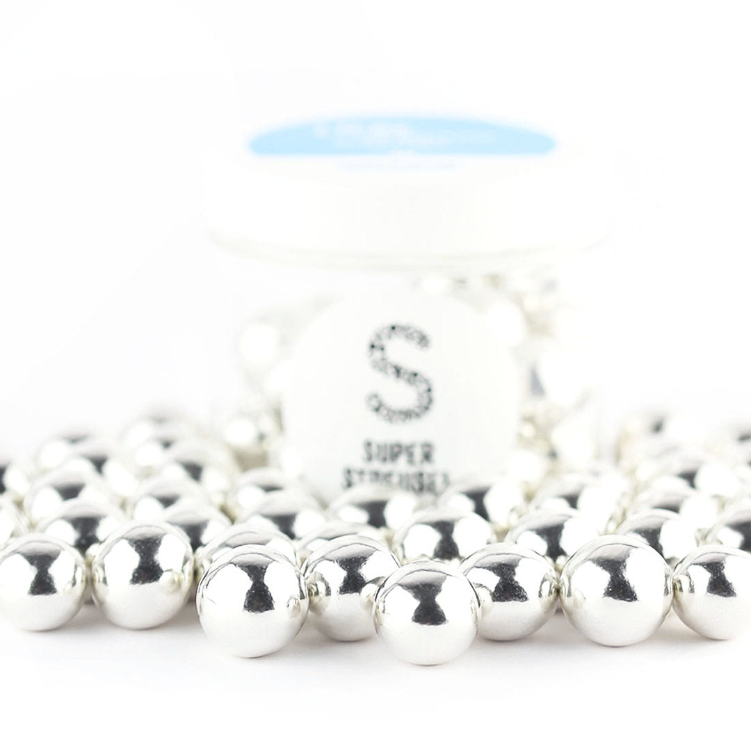 XL Knusperkugeln Silber Super Streusel - 2