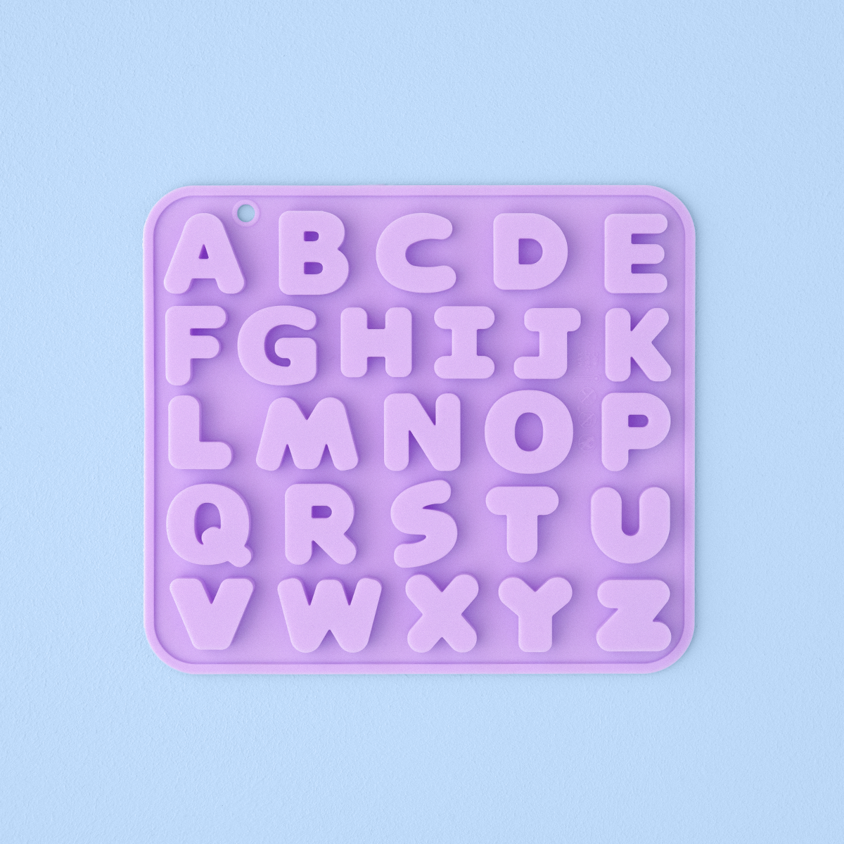 Silicone mold letters