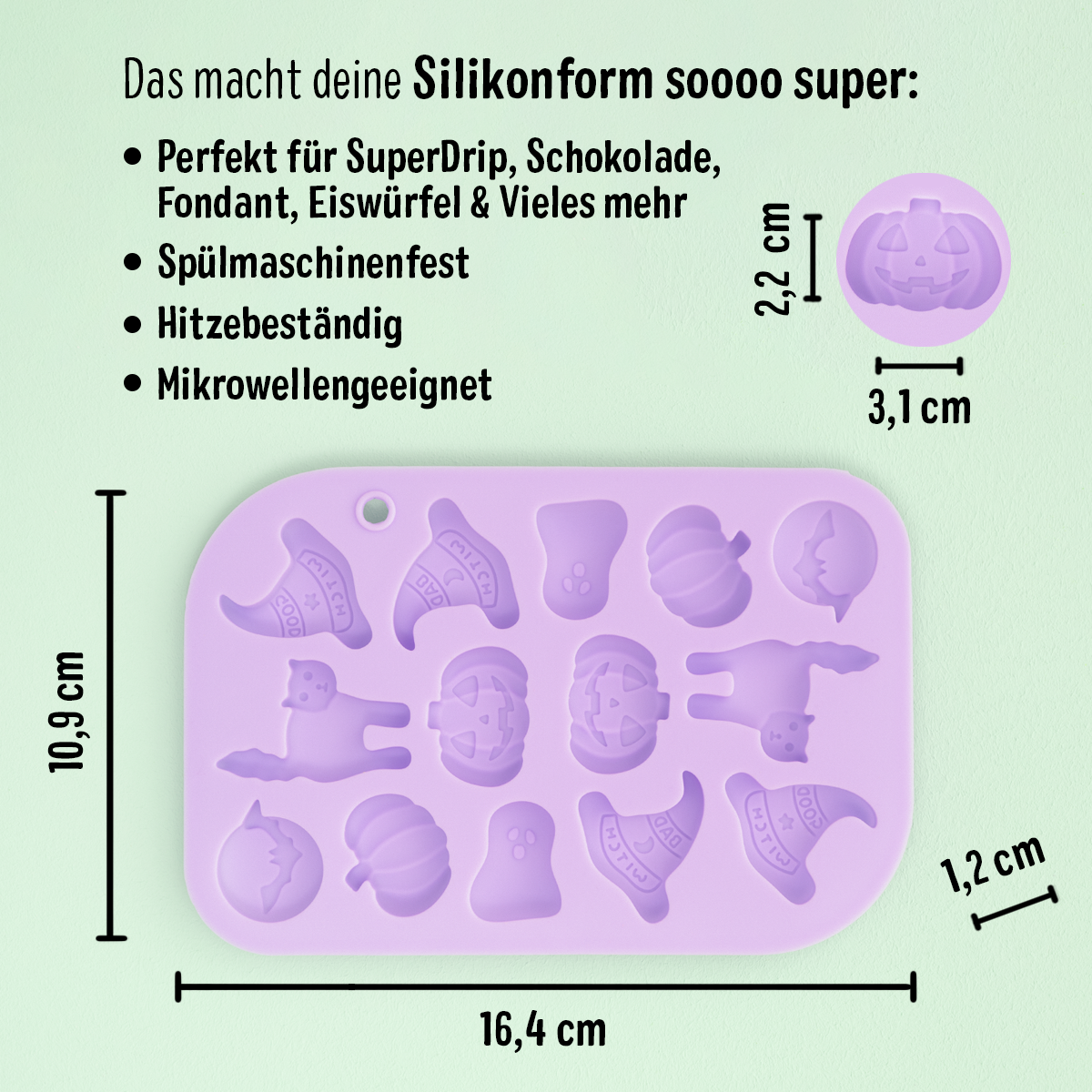 Silikonform Halloween