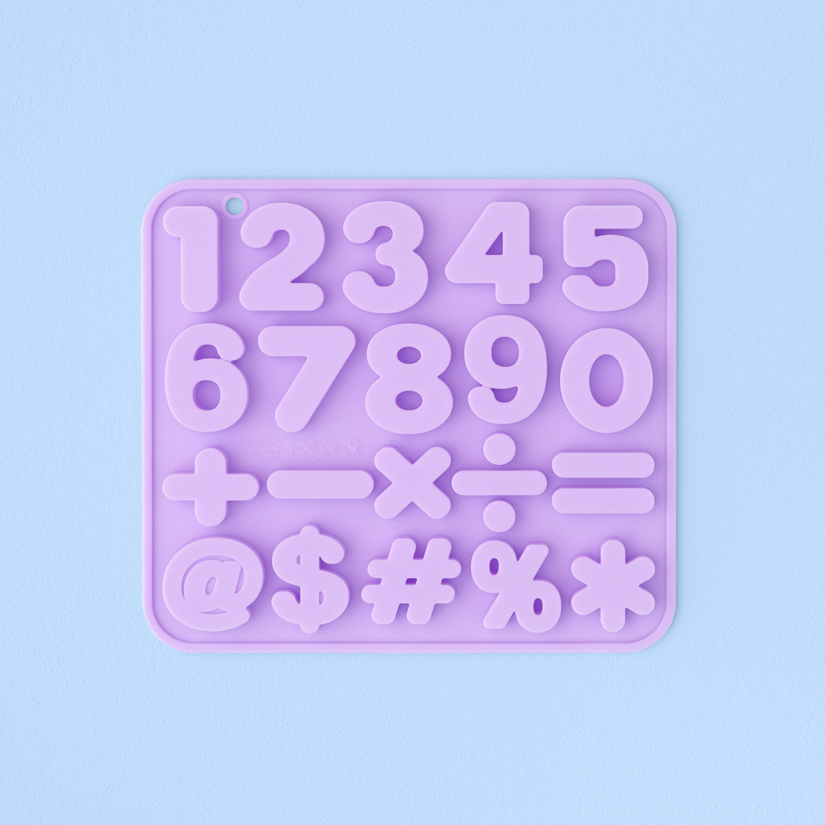 Silicone mold numbers