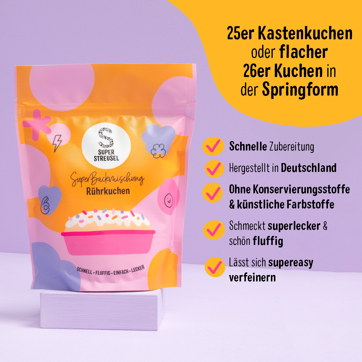 SuperBackmischung Rührkuchen