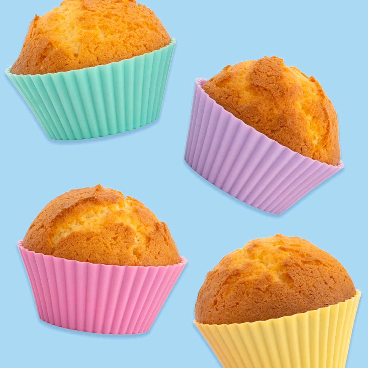 Muffinförmchen Silikon