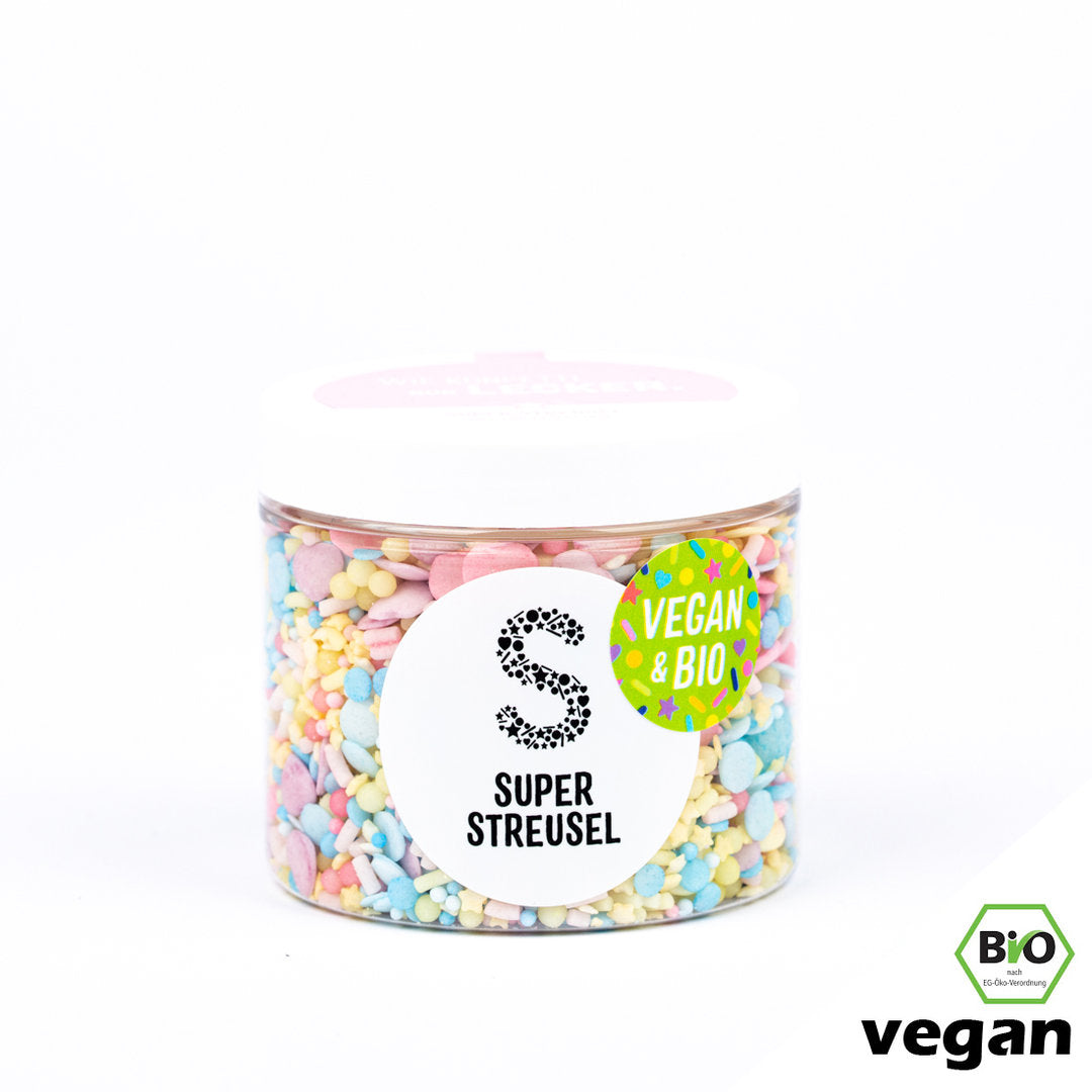 HeyKleines! Super Streusel (90g), BIO vegane Zuckerstreusel, vegane Streusel - 5