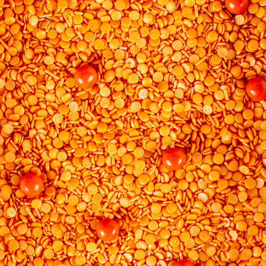Orange Super Streusel (90g), Orange Streusel, Orange Zuckerstreusel - 4